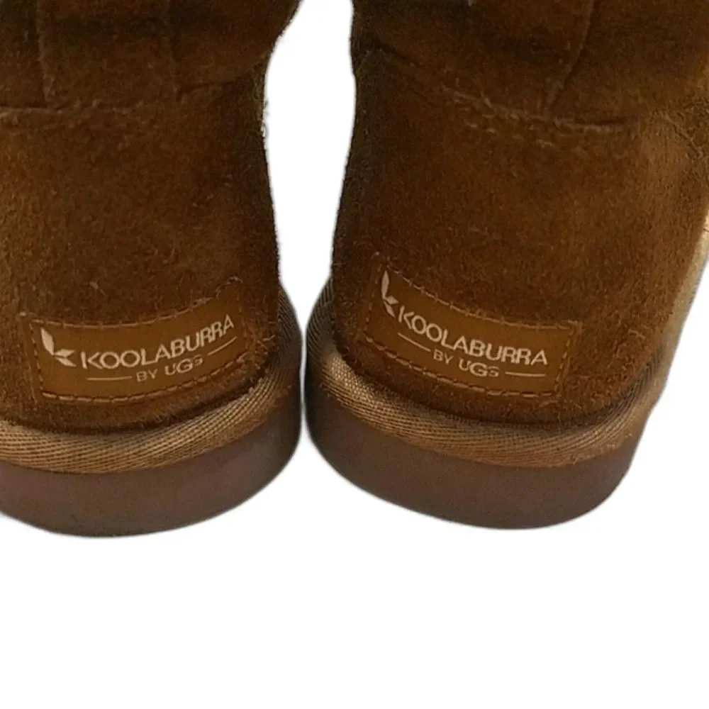 Koolaburra by Ugg Lytta GIRLS SZ 1 Boots, Short Tan Shearling, 1121540k